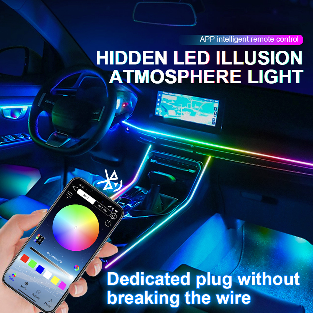 6/10/14/18/22 in 1 Auto-Ambien – Led Ambient Interior Car Lights App Control Bewertung und Preis