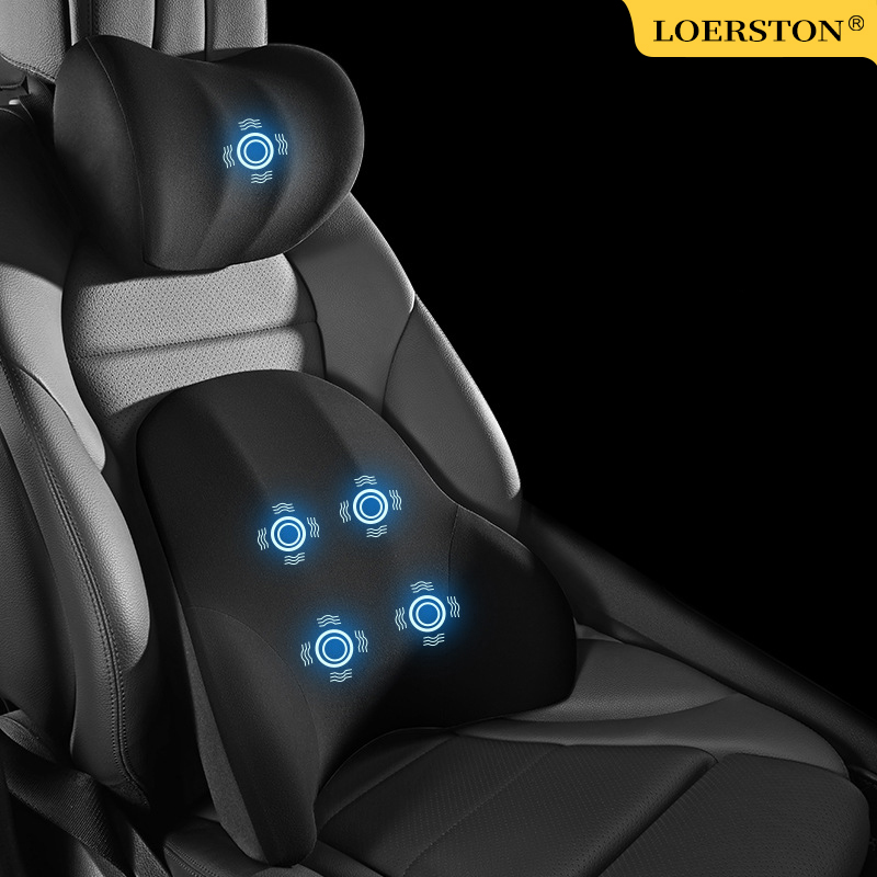 Pu Leder Auto Lendenwirbel stü – Memory Foam Car Neck Pillow Lumbar Support Bewertung und Preis